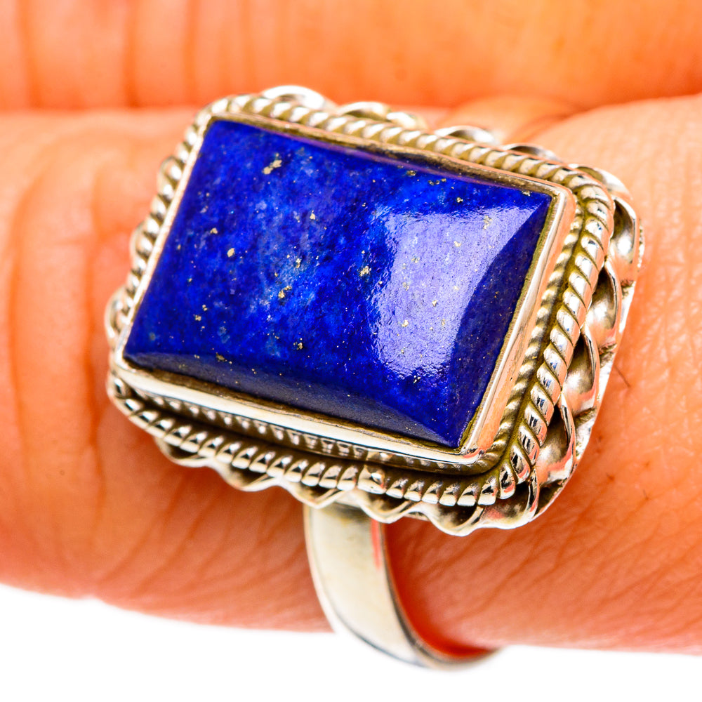 Lapis Lazuli Rings handcrafted by Anasilvercos - RING84884