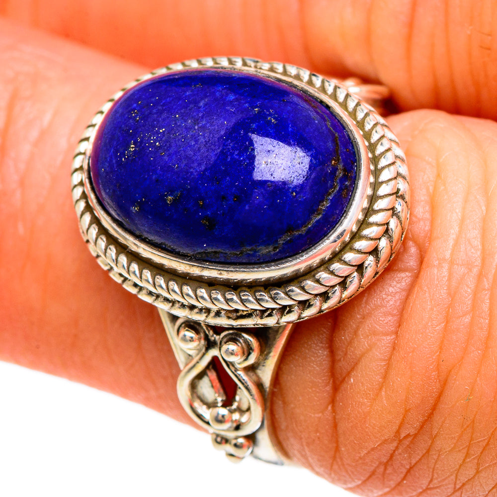 Lapis Lazuli Rings handcrafted by Anasilvercos - RING84885
