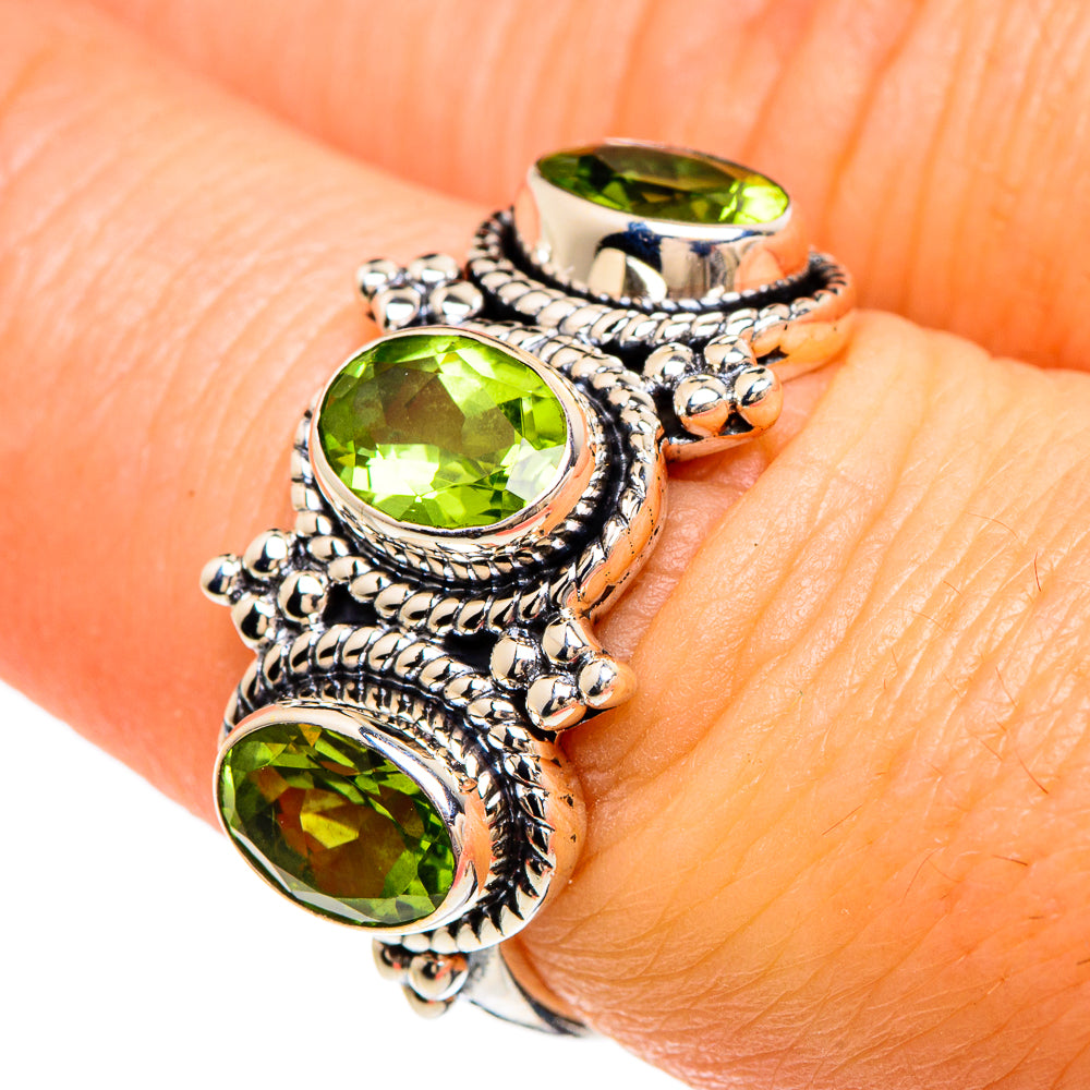 Peridot Rings handcrafted by Anasilvercos - RING84888