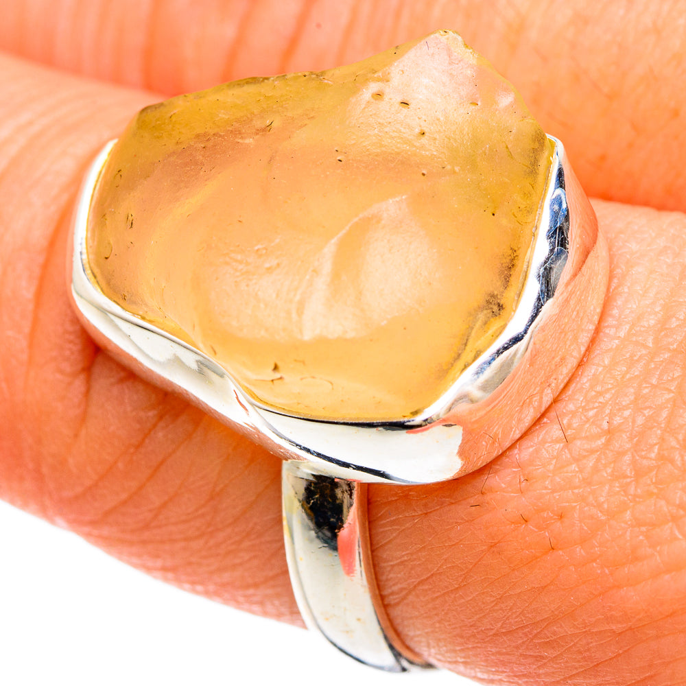 Libyan Glass Rings handcrafted by Anasilvercos - RING84899