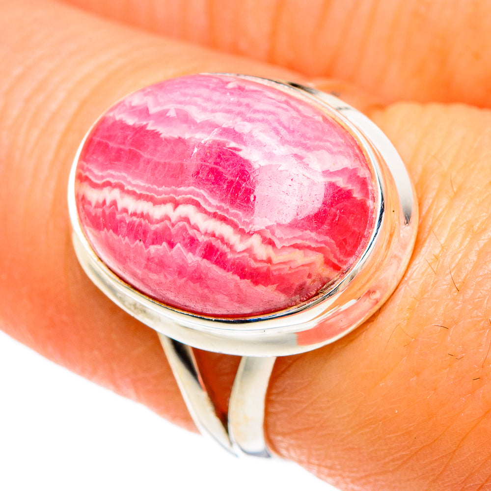 Rhodochrosite Rings handcrafted by Anasilvercos - RING84903