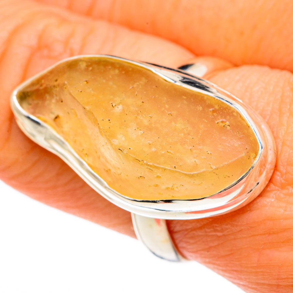 Libyan Glass Rings handcrafted by Anasilvercos - RING84945