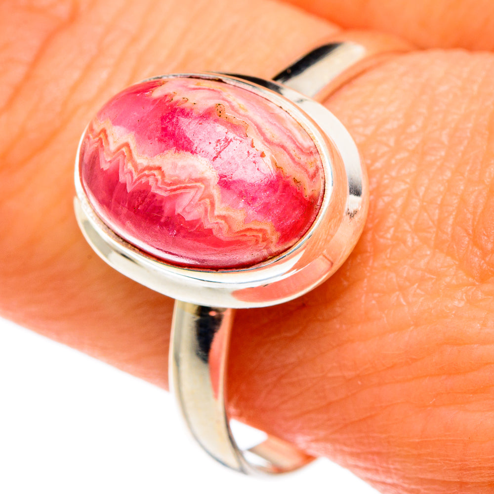 Rhodochrosite Rings handcrafted by Anasilvercos - RING84948