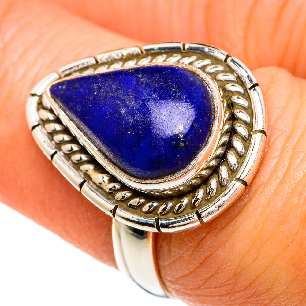 Lapis Lazuli Rings handcrafted by Anasilvercos - RING84976