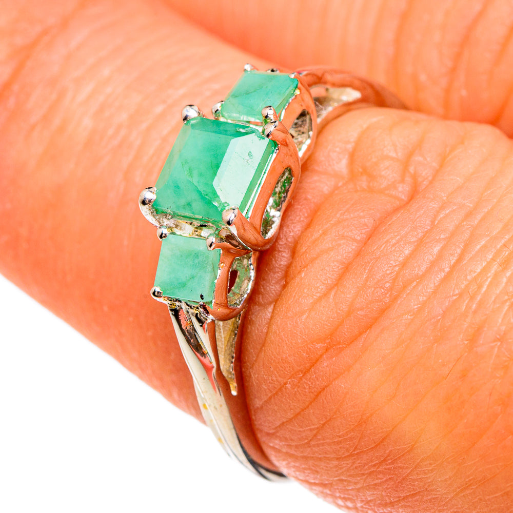 Emerald Rings handcrafted by Anasilvercos - RING84979