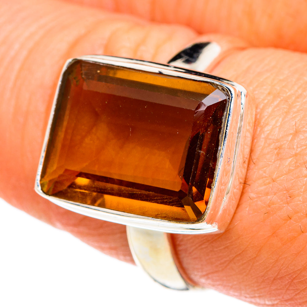 Mandarin Citrine Rings handcrafted by Anasilvercos - RING84983