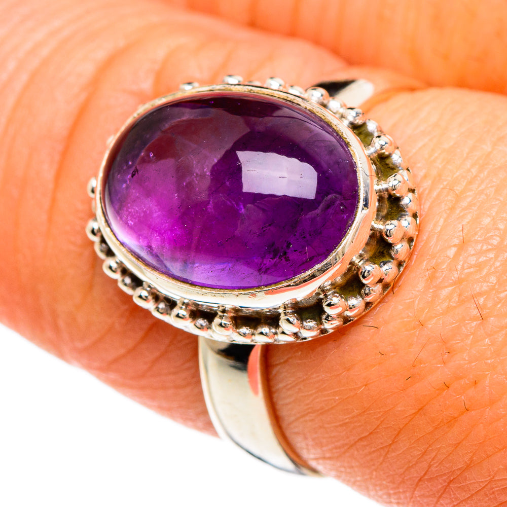 Amethyst Rings handcrafted by Anasilvercos - RING84999