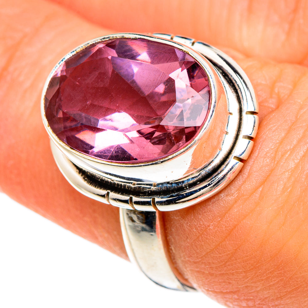 Color Change Alexandrite (lab.) Rings handcrafted by Anasilvercos - RING85001