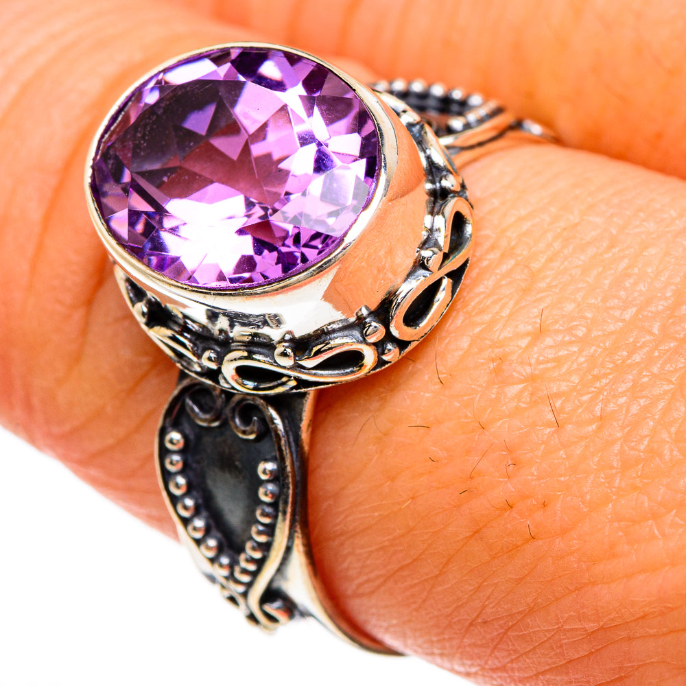 Amethyst Rings handcrafted by Anasilvercos - RING85002