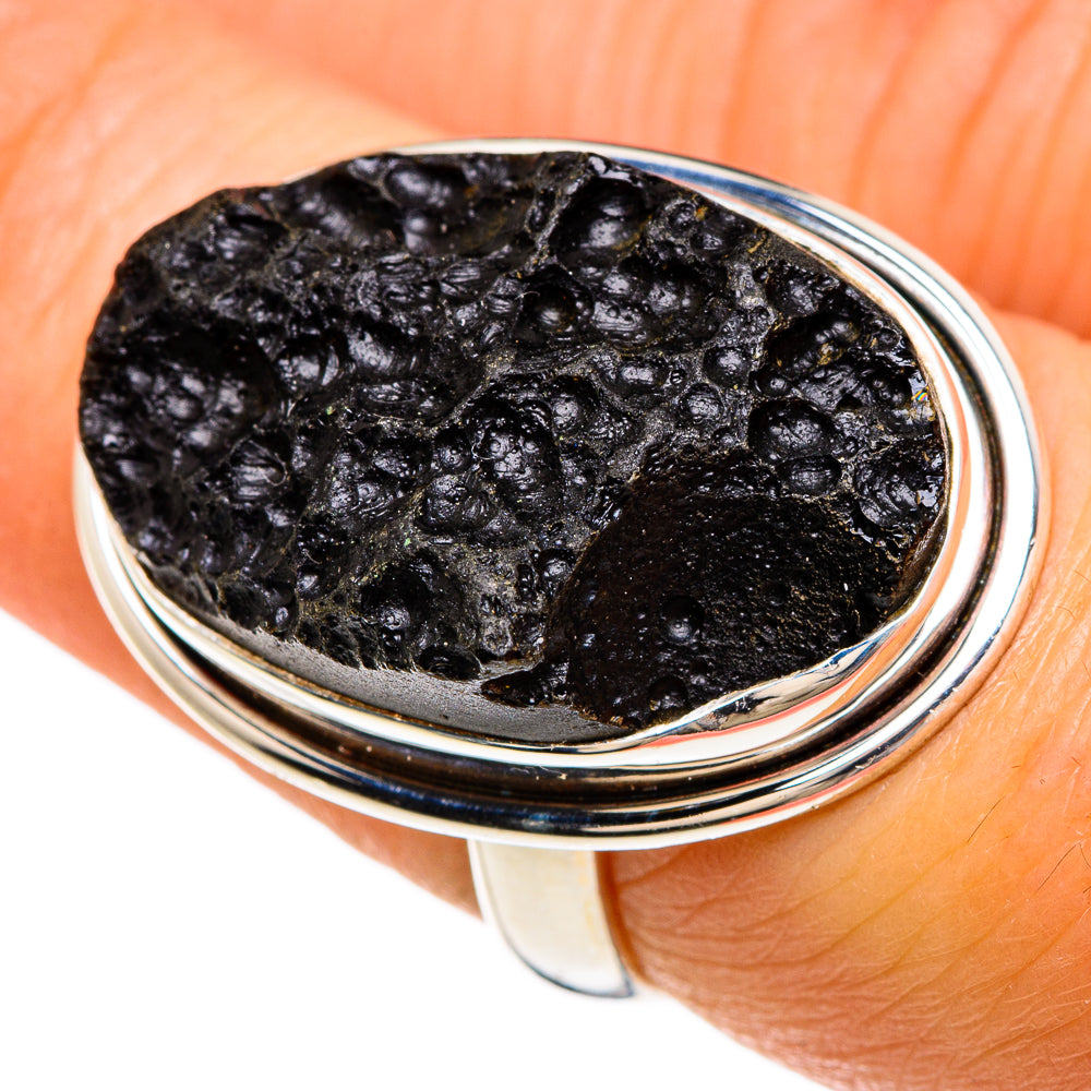 Tektite Rings handcrafted by Anasilvercos - RING85003