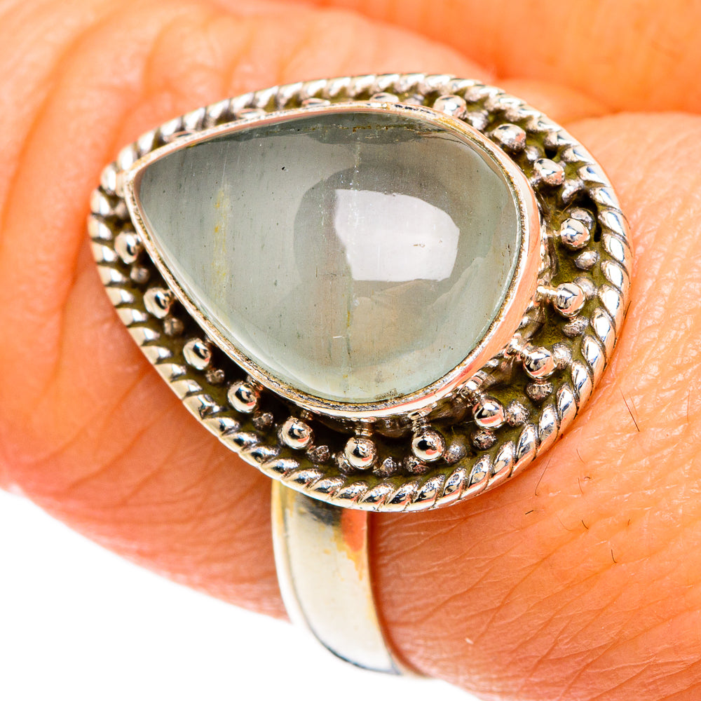 Aquamarine Rings handcrafted by Anasilvercos - RING85018