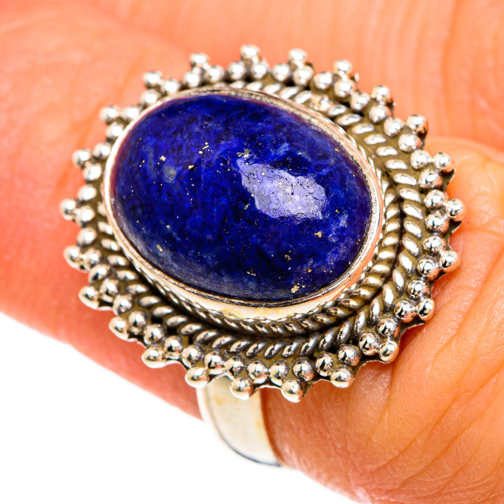 Lapis Lazuli Rings handcrafted by Anasilvercos - RING85019
