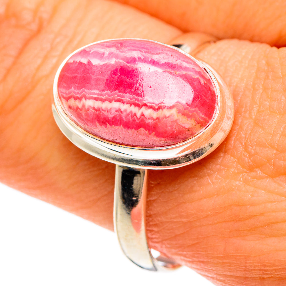 Rhodochrosite Rings handcrafted by Anasilvercos - RING85037