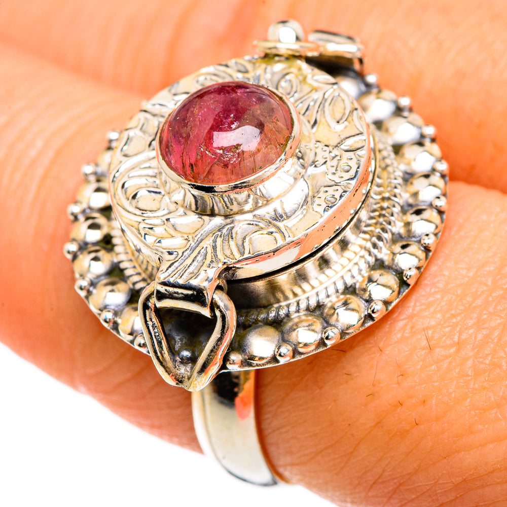 Pink Tourmaline Rings handcrafted by Anasilvercos - RING85039