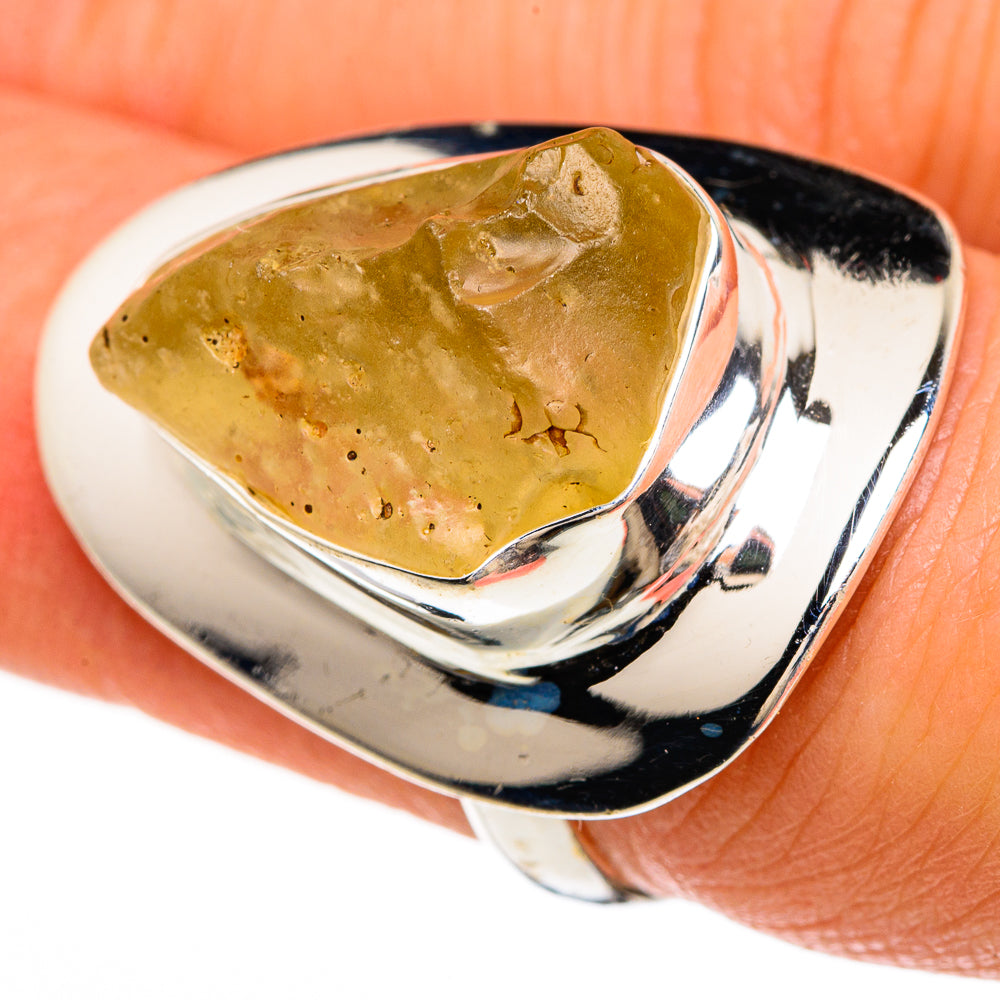 Libyan Glass Rings handcrafted by Anasilvercos - RING85061