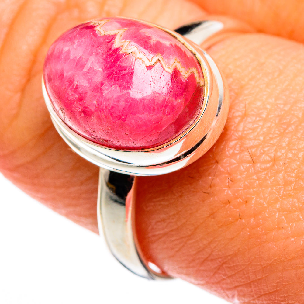 Rhodochrosite Rings handcrafted by Anasilvercos - RING85110