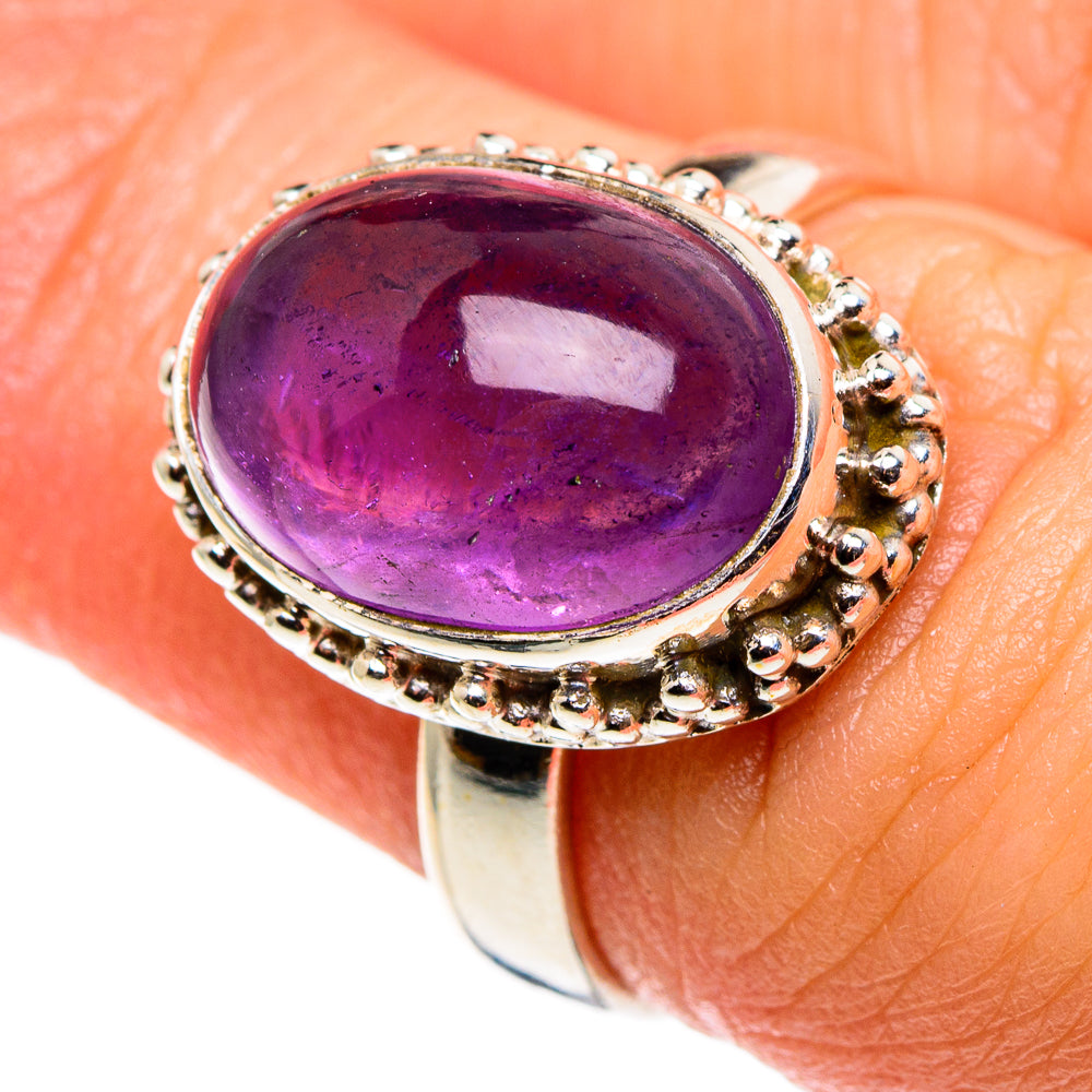 Amethyst Rings handcrafted by Anasilvercos - RING85115