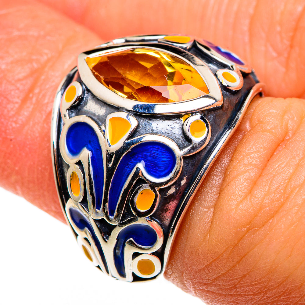 Citrine Rings handcrafted by Anasilvercos - RING85132
