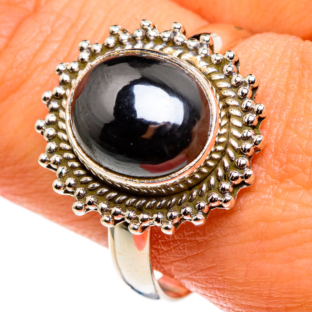 Hematite Rings handcrafted by Anasilvercos - RING85136
