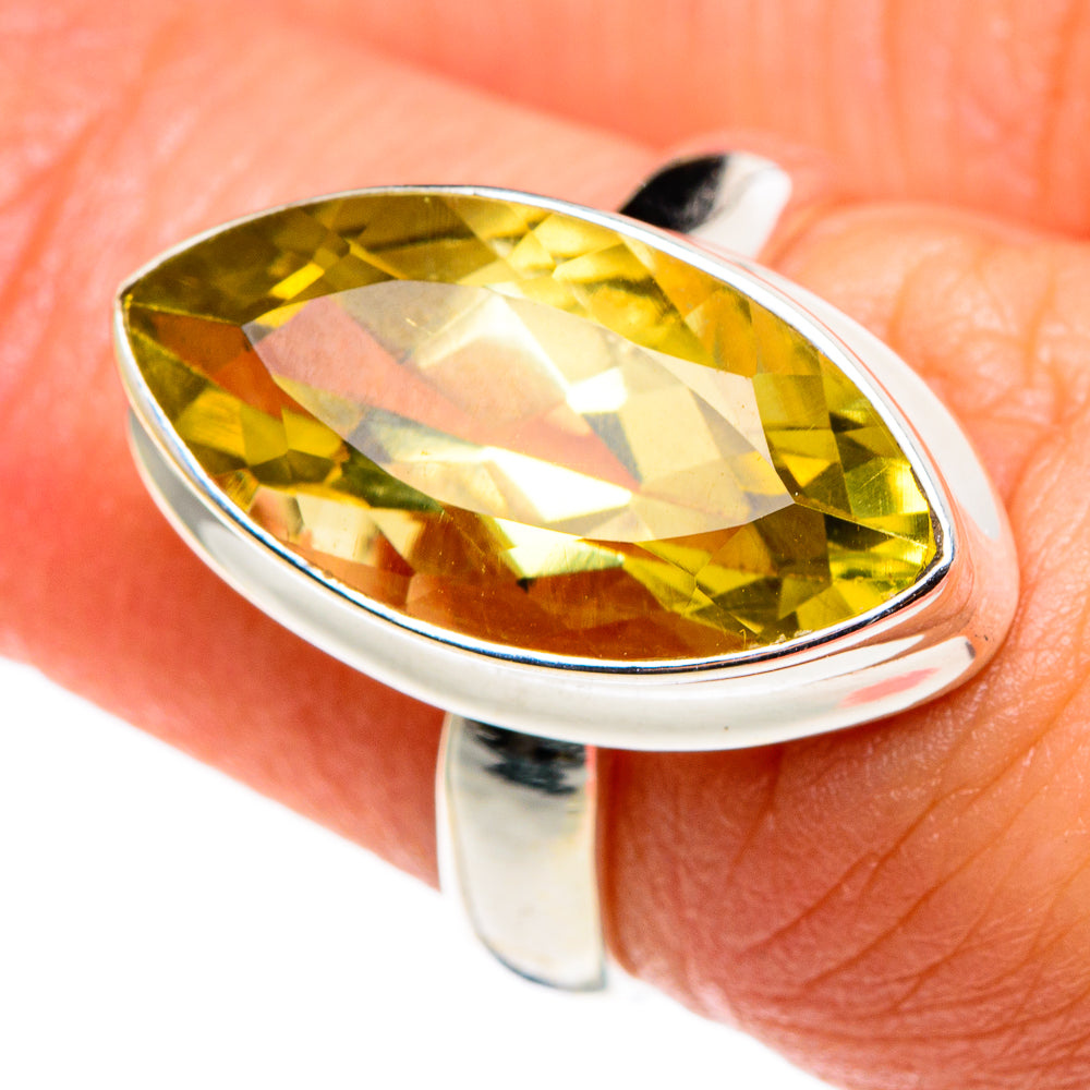 Citrine Rings handcrafted by Anasilvercos - RING85138