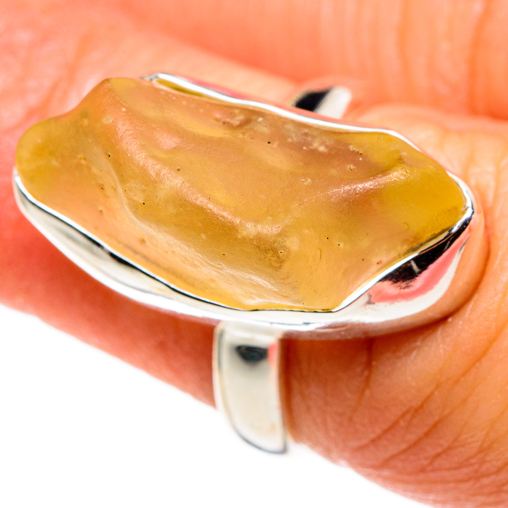 Libyan Glass Rings handcrafted by Anasilvercos - RING85158