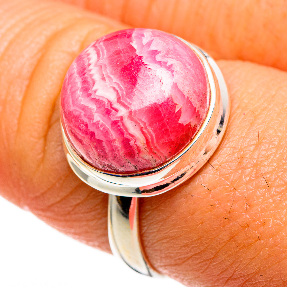 Rhodochrosite Rings handcrafted by Anasilvercos - RING85159
