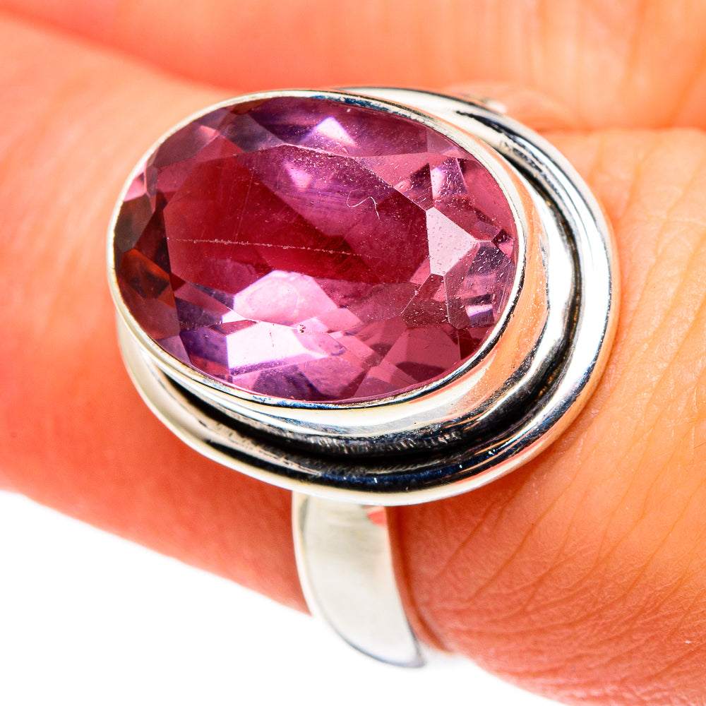 Color Change Alexandrite (lab.) Rings handcrafted by Anasilvercos - RING85164