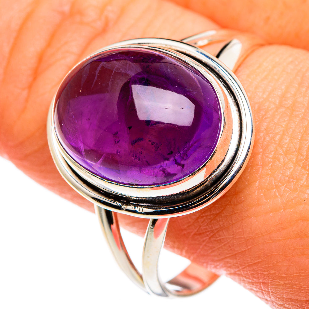 Amethyst Rings handcrafted by Anasilvercos - RING85167