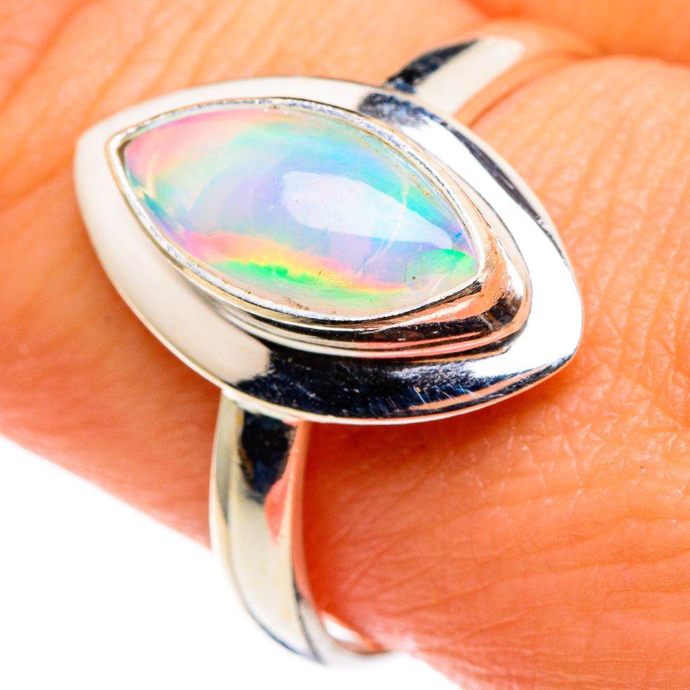 Ethiopian Opal Rings handcrafted by Anasilvercos - RING85181