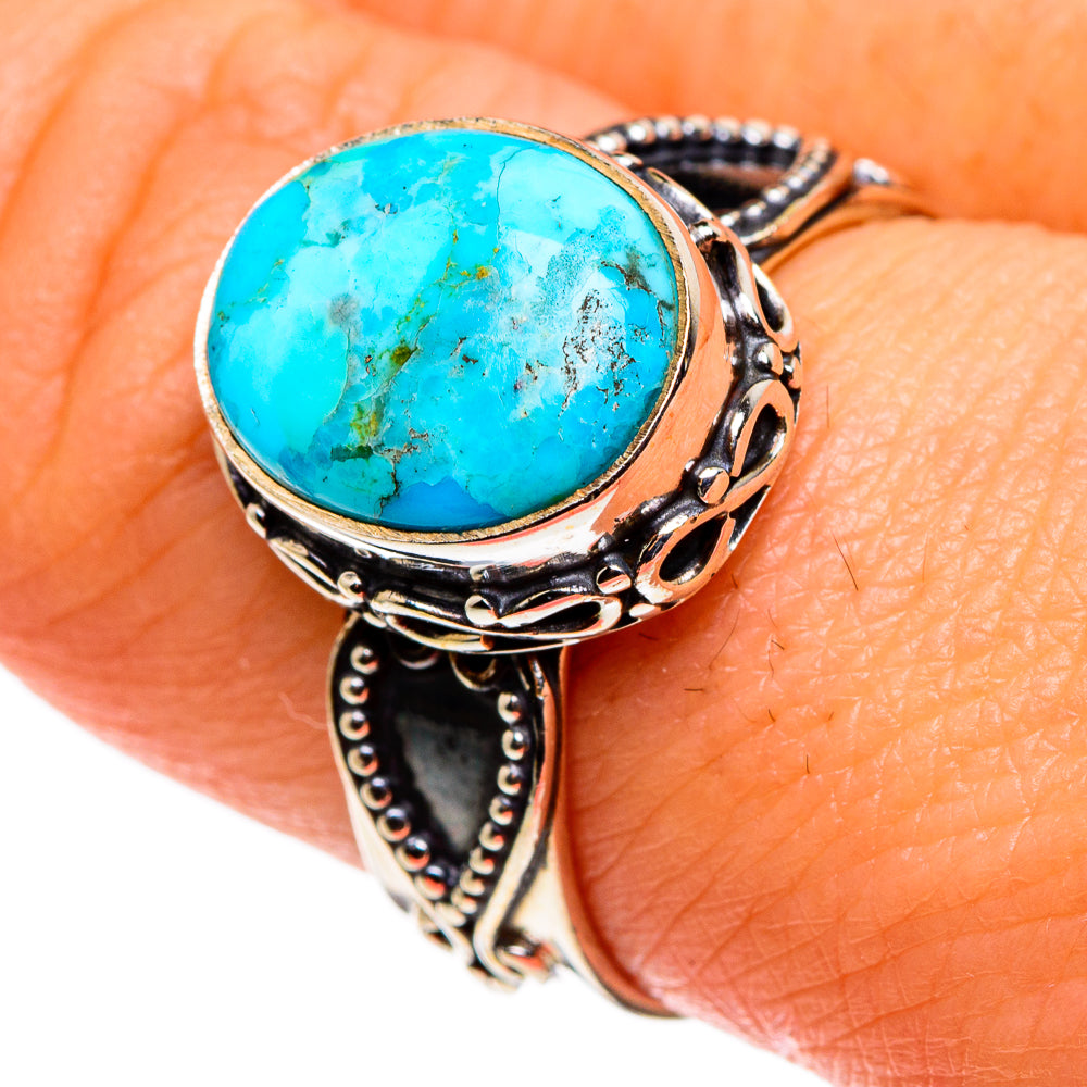 Chrysocolla Rings handcrafted by Anasilvercos - RING85191