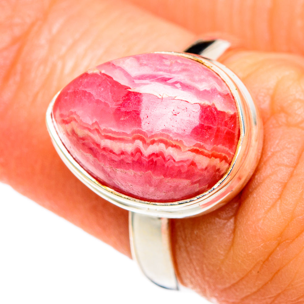 Rhodochrosite Rings handcrafted by Anasilvercos - RING85206