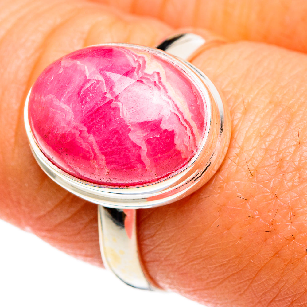 Rhodochrosite Rings handcrafted by Anasilvercos - RING85251