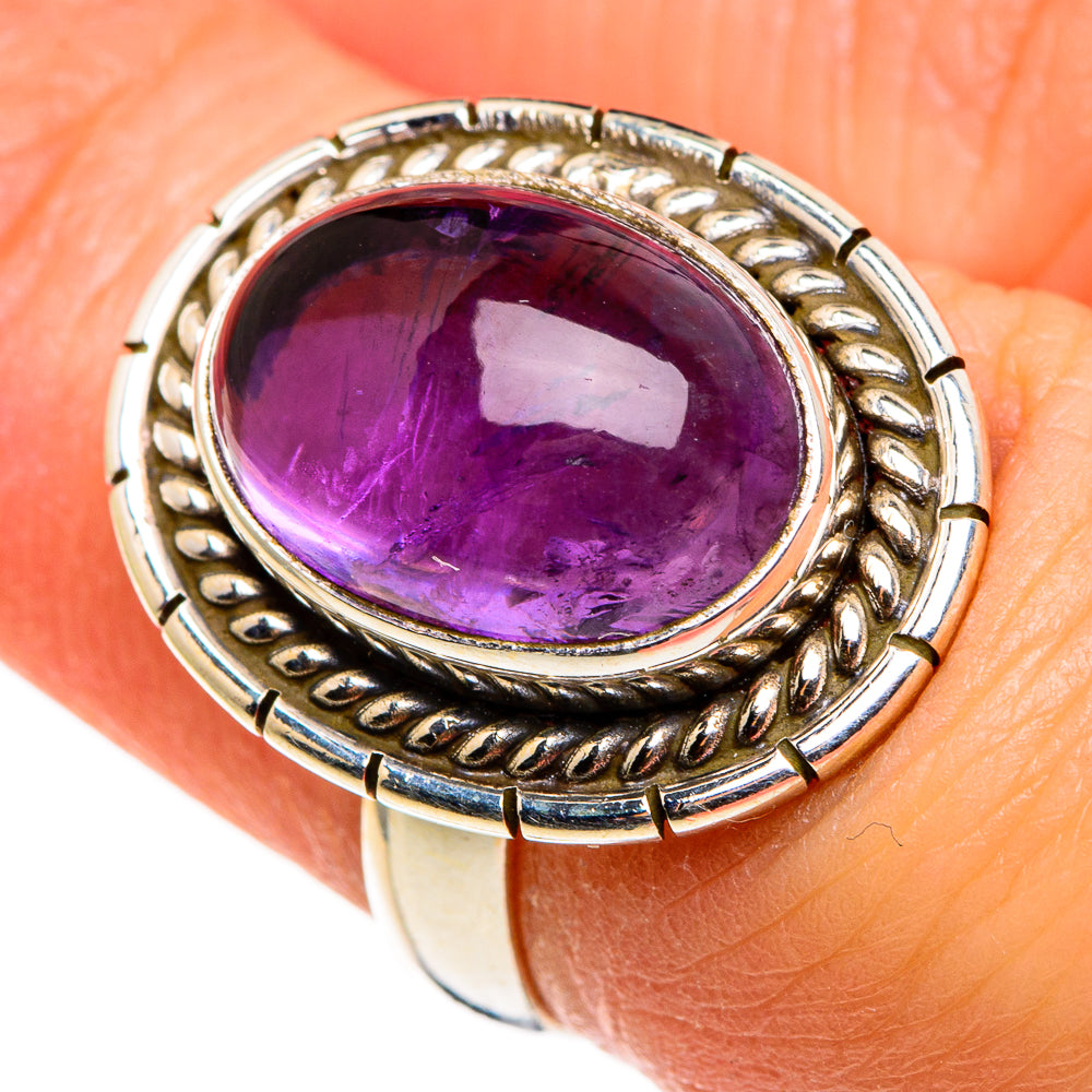Amethyst Rings handcrafted by Anasilvercos - RING85257