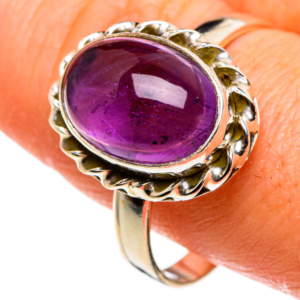Amethyst Rings handcrafted by Anasilvercos - RING85260