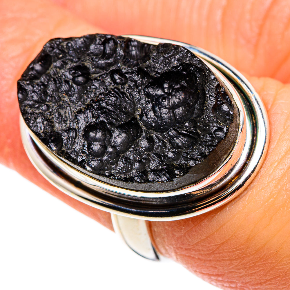 Tektite Rings handcrafted by Anasilvercos - RING85262