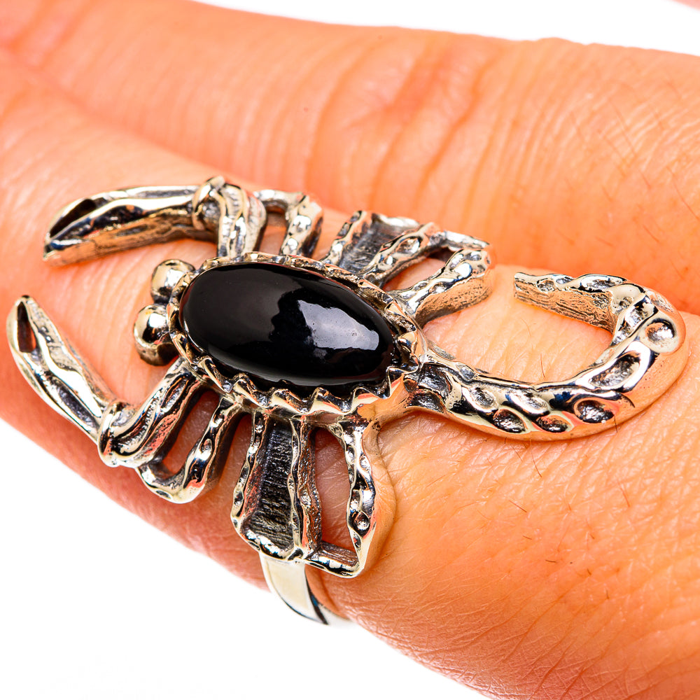 Black Onyx Rings handcrafted by Anasilvercos - RING85263