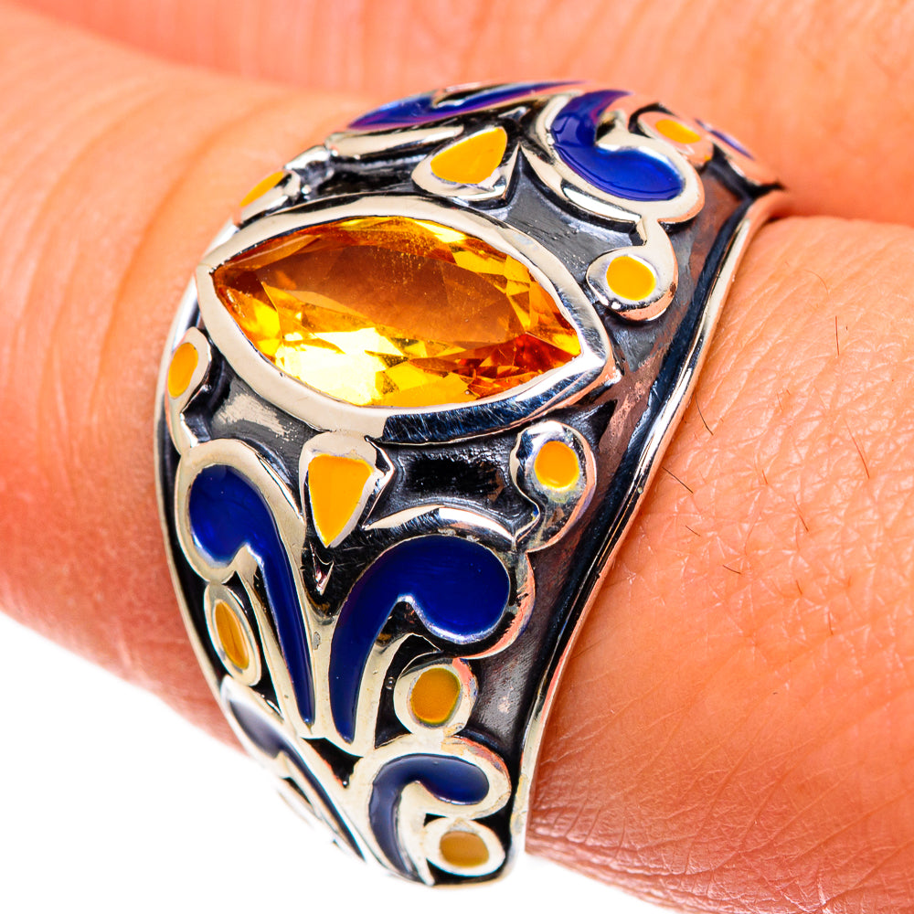 Citrine Rings handcrafted by Anasilvercos - RING85271