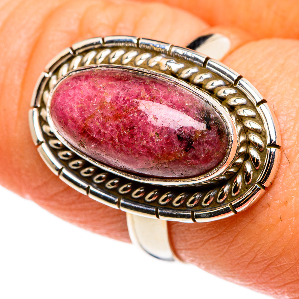 Rhodonite Rings handcrafted by Anasilvercos - RING85295