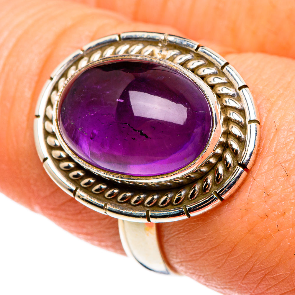 Amethyst Rings handcrafted by Anasilvercos - RING85304