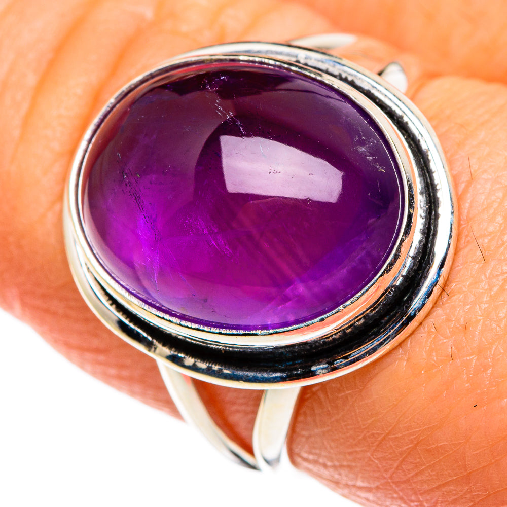 Amethyst Rings handcrafted by Anasilvercos - RING85306