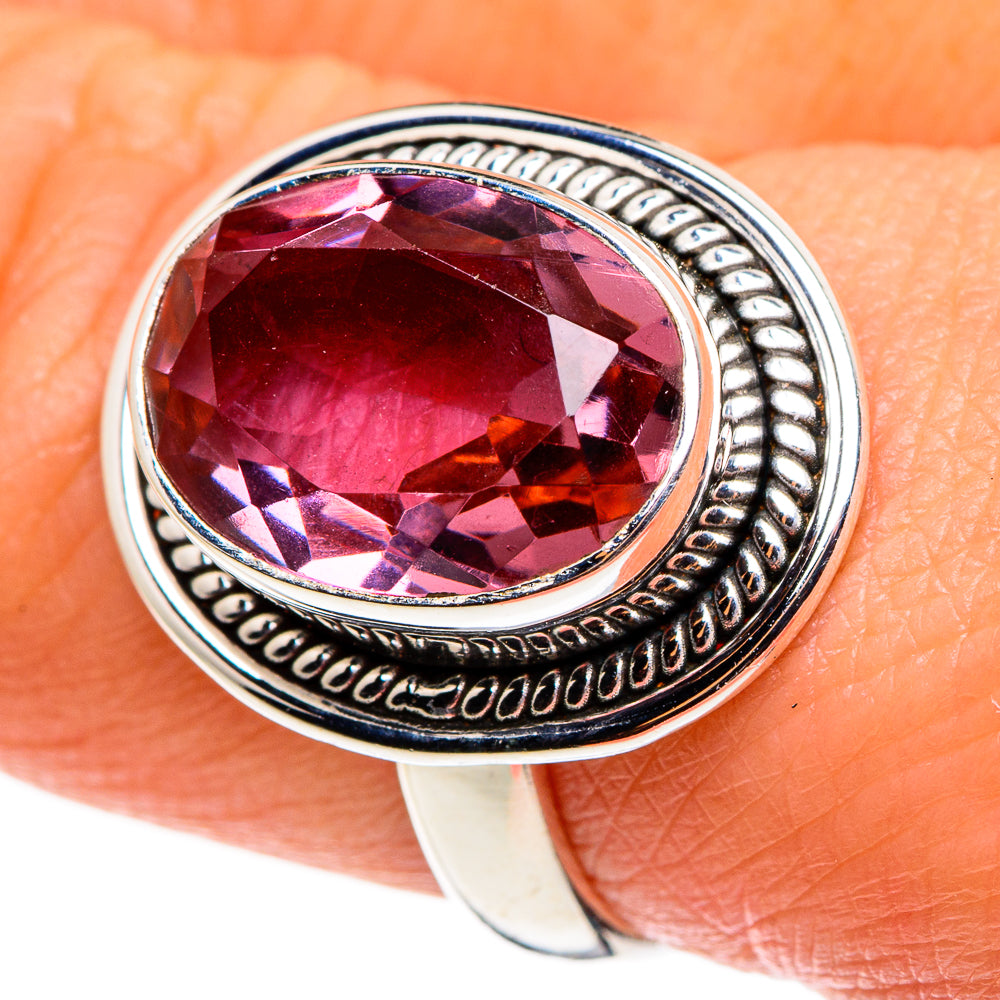 Color Change Alexandrite (lab.) Rings handcrafted by Anasilvercos - RING85307