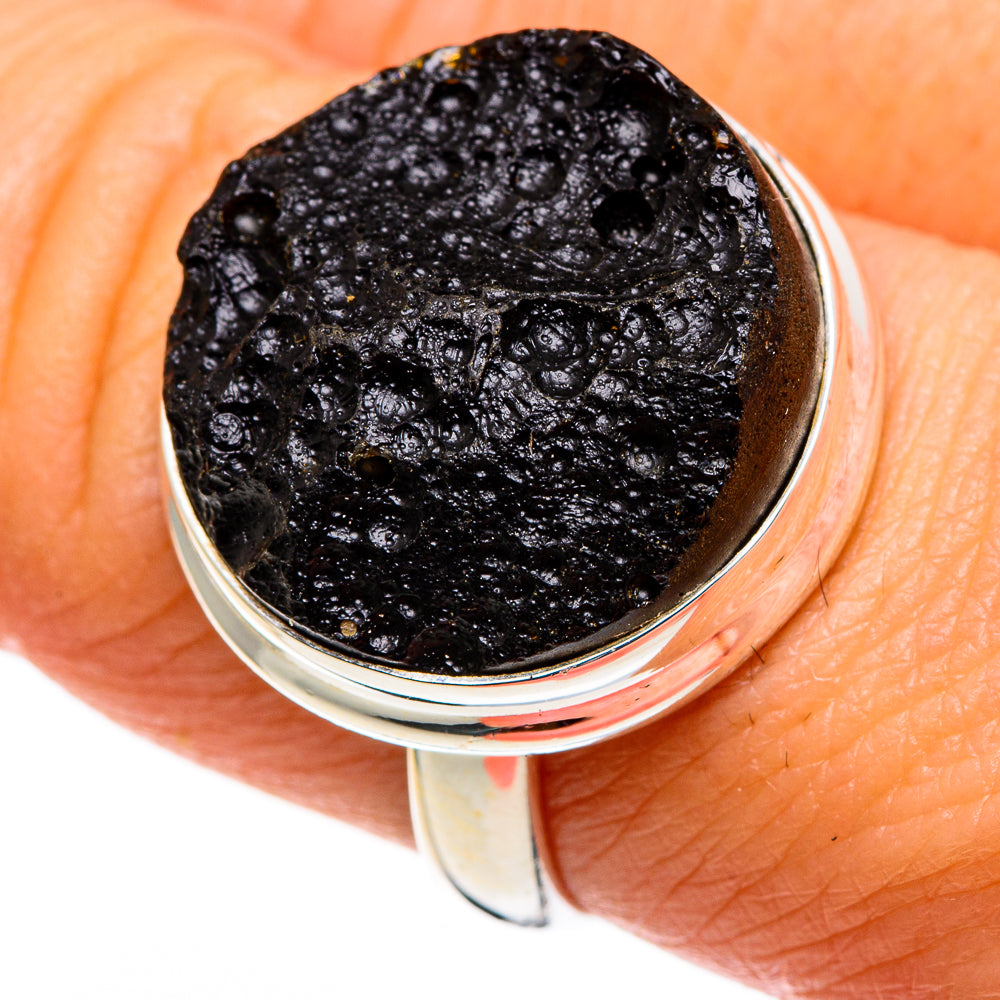 Tektite Rings handcrafted by Anasilvercos - RING85309
