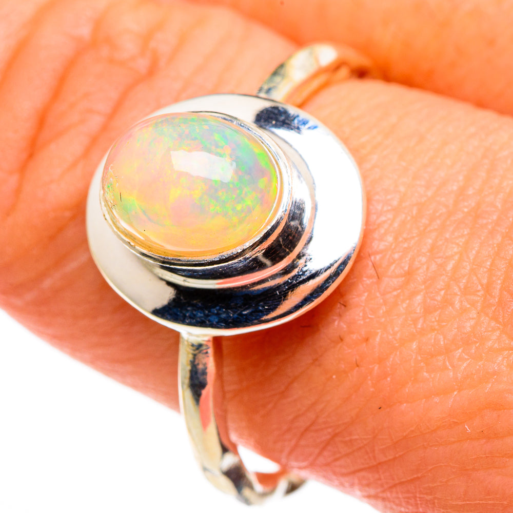 Ethiopian Opal Rings handcrafted by Anasilvercos - RING85318