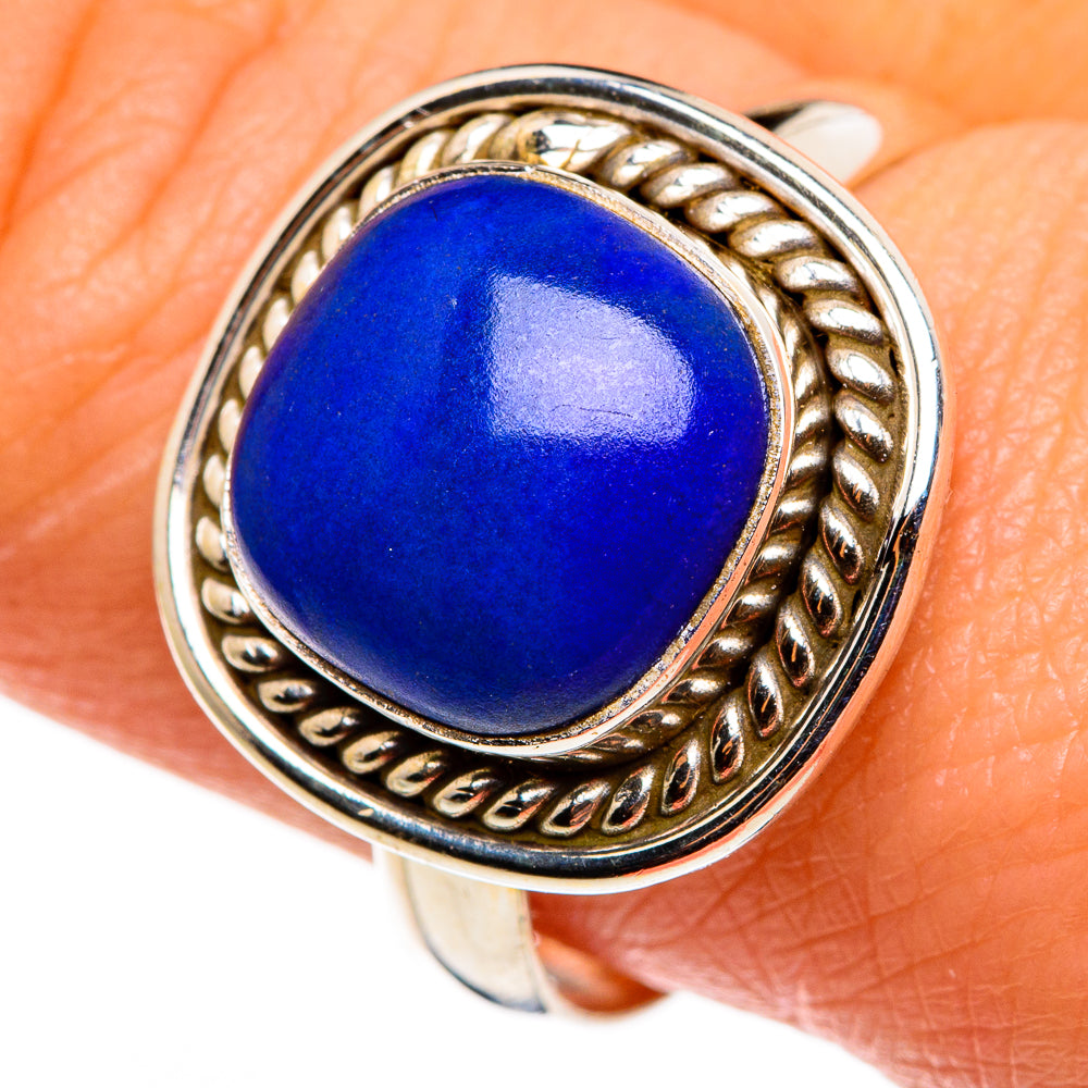 Lapis Lazuli Rings handcrafted by Anasilvercos - RING85325