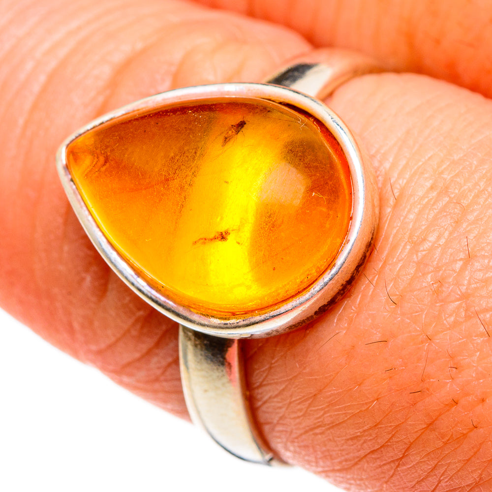 Baltic Amber Rings handcrafted by Anasilvercos - RING85338