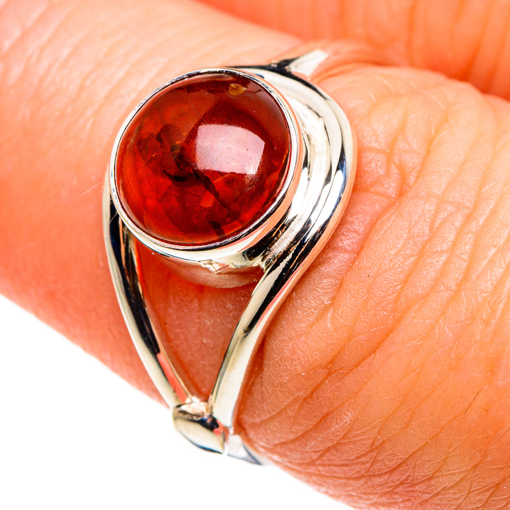 Baltic Amber Rings handcrafted by Anasilvercos - RING85339