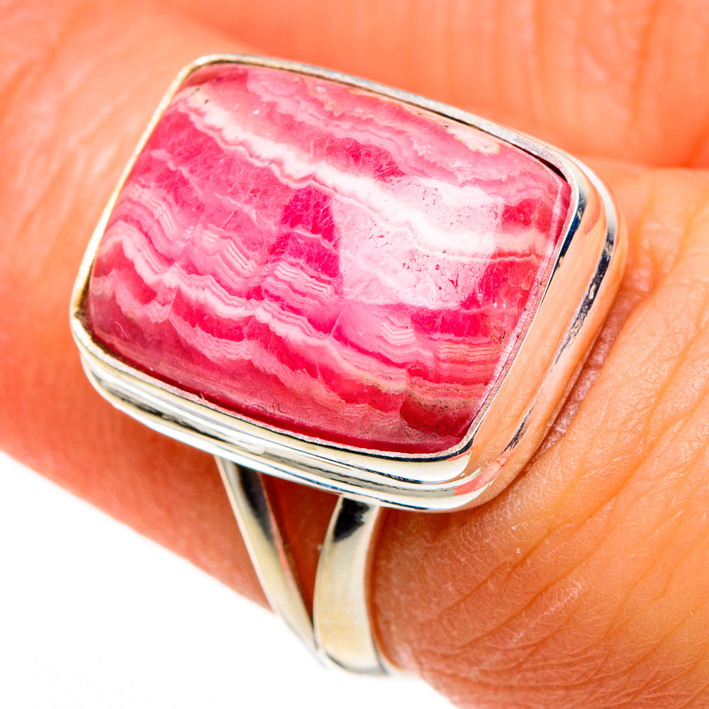 Rhodochrosite Rings handcrafted by Anasilvercos - RING85342