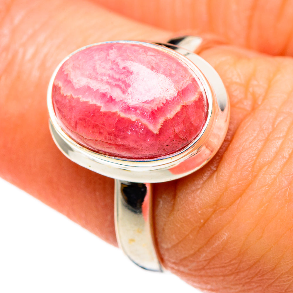 Rhodochrosite Rings handcrafted by Anasilvercos - RING85343