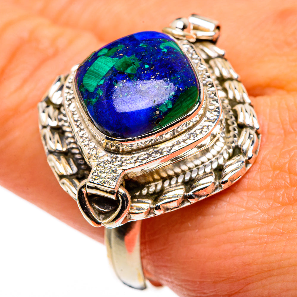 Azurite Rings handcrafted by Anasilvercos - RING85355
