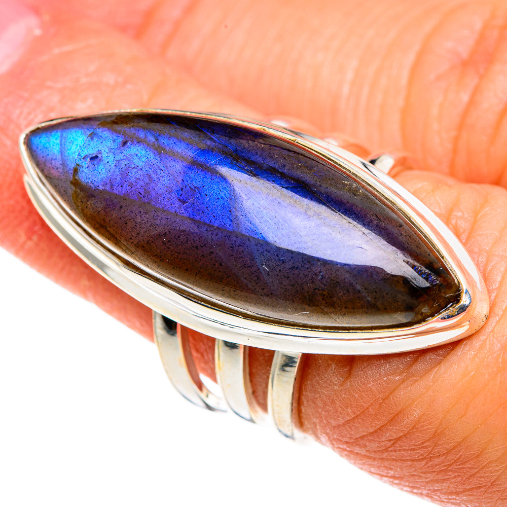 Labradorite Rings handcrafted by Anasilvercos - RING85364